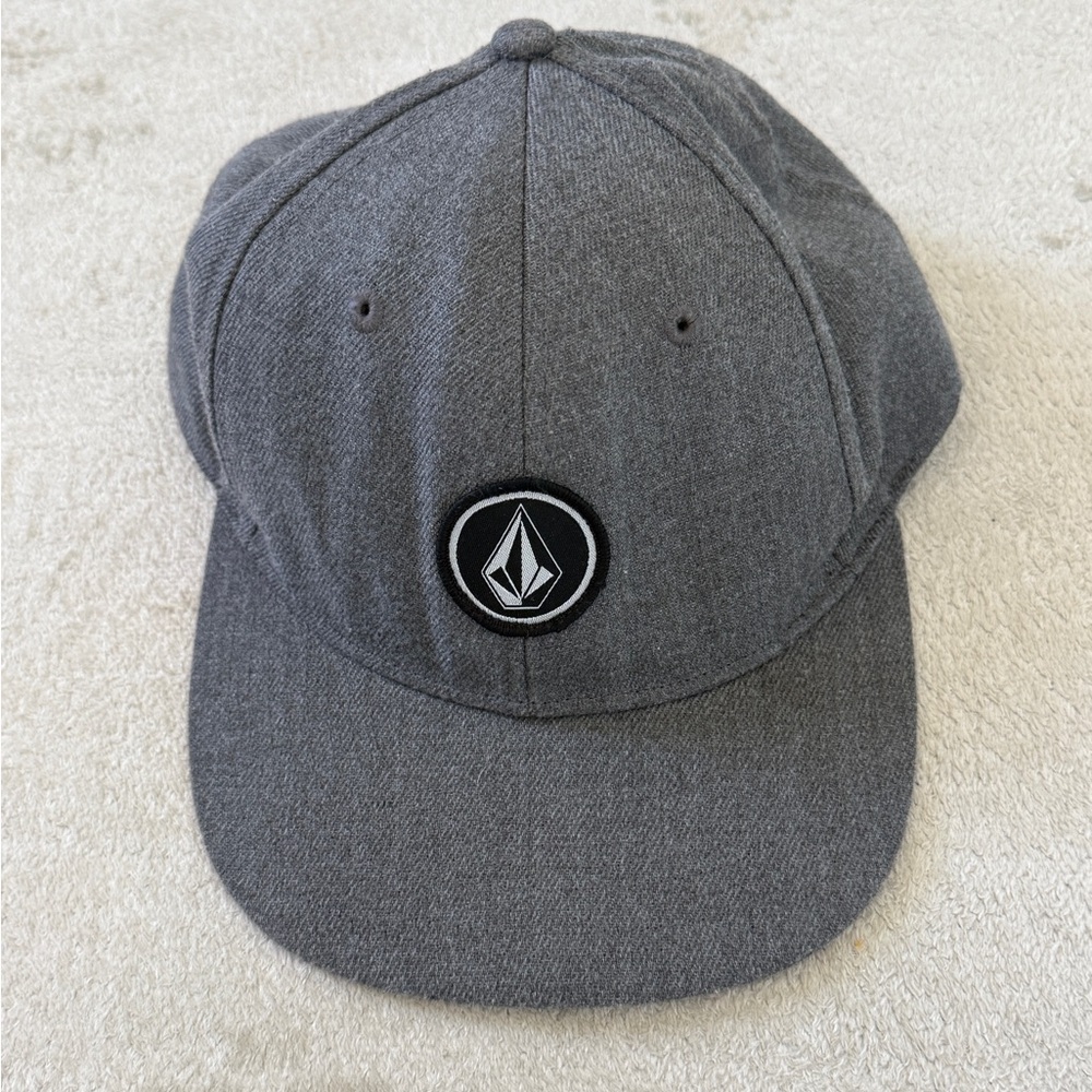 Volcom Grey Logo Baseball Cap